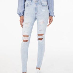 LIGHT WASH~PREMIUM STRETCHY HIGH JEGGINGS